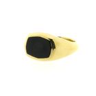 Image 7 of Gold signet ring with onyx