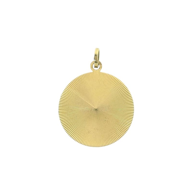 Image 5 of Gold zodiac sign pendant; Capricorn