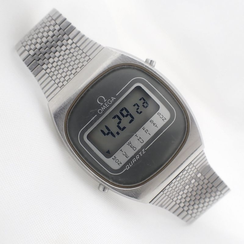 Image 4 of Omega Quartz Digital; Vintage LCD watch
