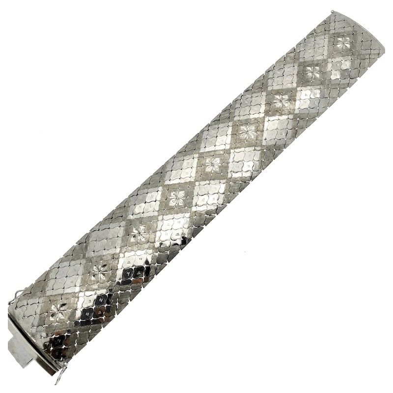 Image 4 of Silver wide snake bracelet | 20 cm