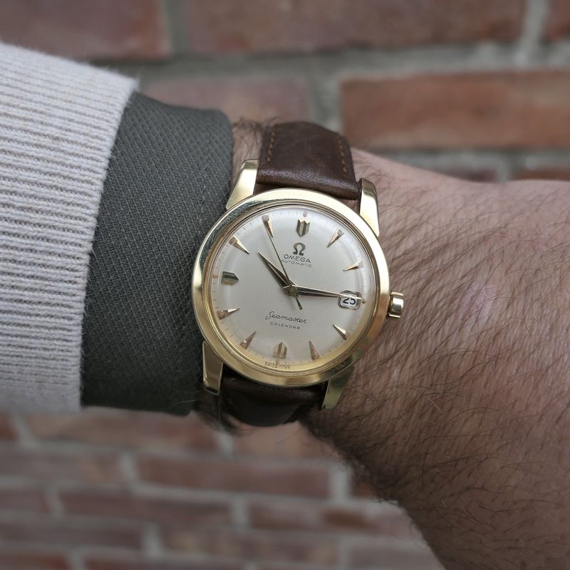 Image 21 of Omega Seamaster Calendar Automatic 2849SC; Vintage 14k gold watch