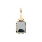 Image 1 of Gold pendant with hematite