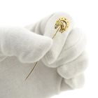 Image 9 of Gold lapel pin, tie pin | Horse and horseshoe