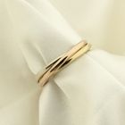 Image 1 of Tricolor gold trinity ring