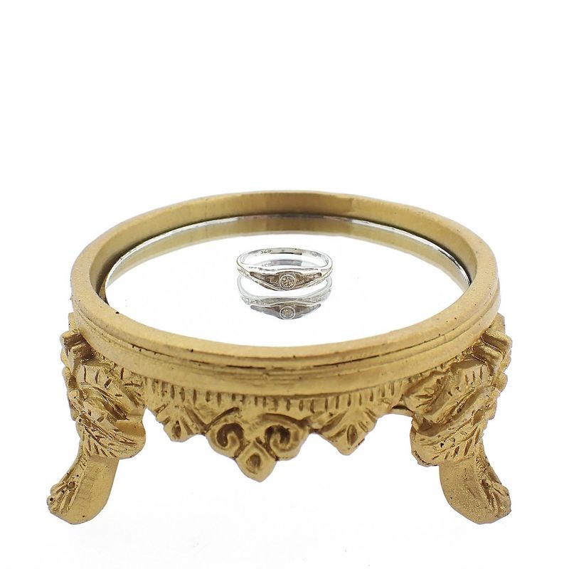 Image 2 of Silver ladies ring with zirconia