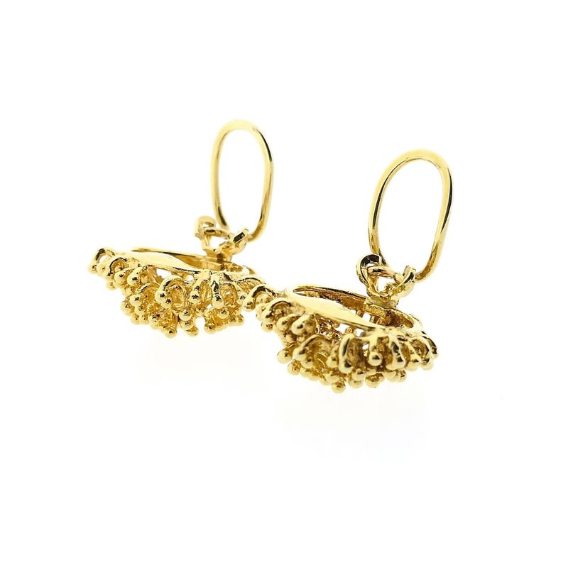 Image 10 of 14K Yellow Gold Clip-On Earrings