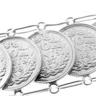 Image 6 of Silver Queen Wilhelmina coin bracelet | 17 cm