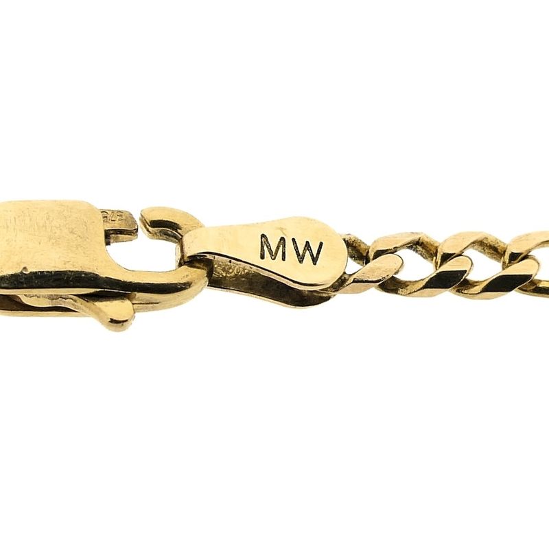 Image 6 of 9 carat Figaro link chain | 51 cm