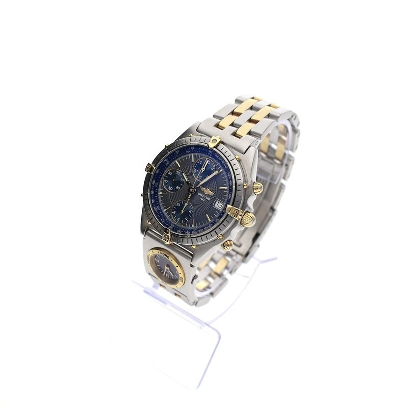 Image 2 of Breitling Chronomat Pilot's Chronograph 81.950; Chronograph men's watch with UTC