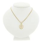 Image 3 of Gold pendant; Faith, hope, and love with diamond | 0.01 ct.