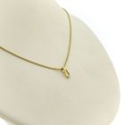 Image 7 of Gold minimalist pendant with zirconia