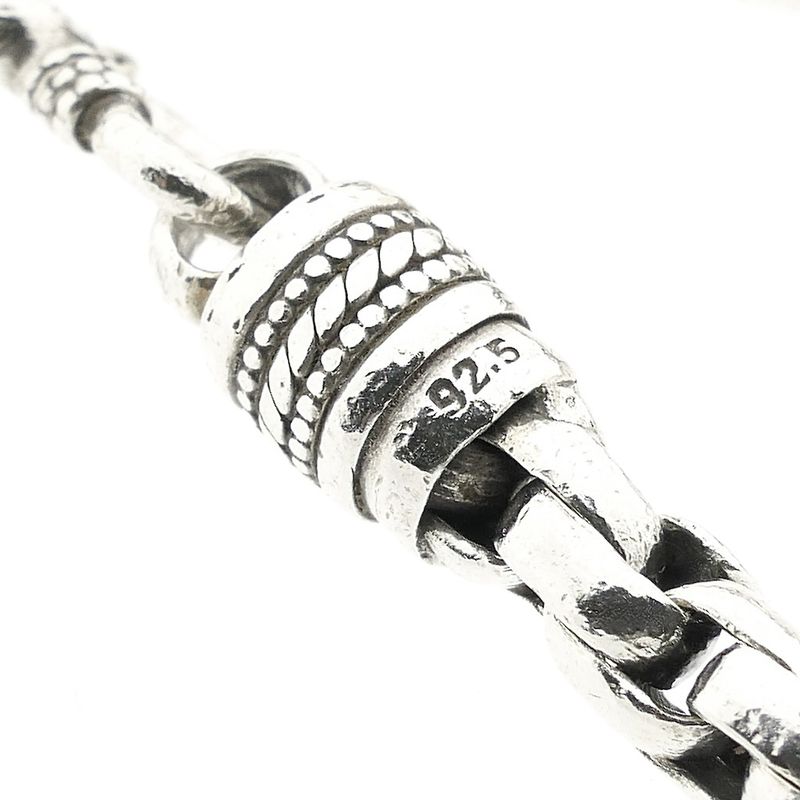 Image 4 of Solid silver fantasy link chain | 44 cm