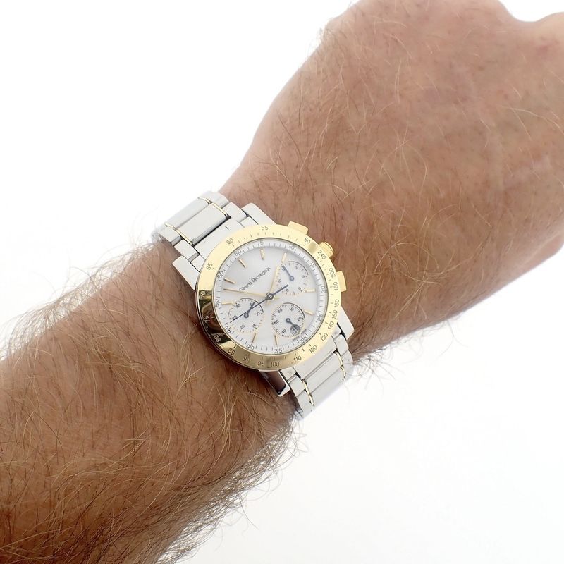 Image 12 of Girard Perregaux GP 7000; Gold/steel chronograph watch