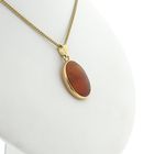 Image 5 of Gold pendant with amber