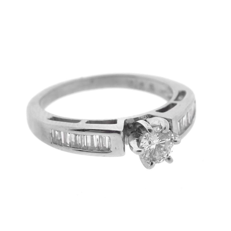 Image 5 of White gold ring with diamond | 0.25 ct.