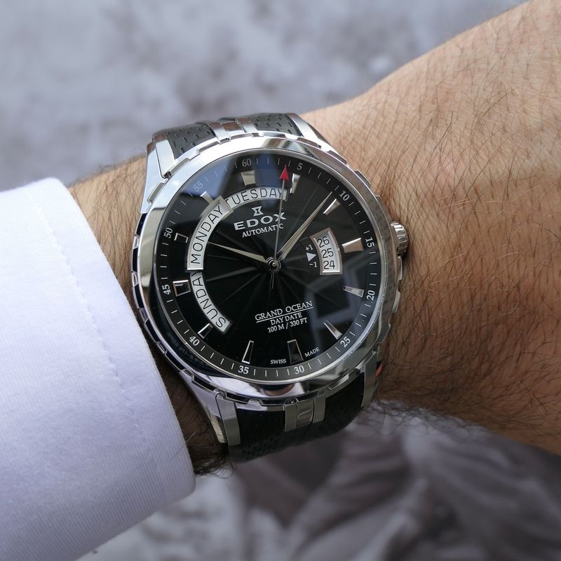 Image 18 of Edox Grand Ocean Day-Date; Automatic men's watch