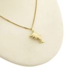 Image 4 of Golden dolphin pendant