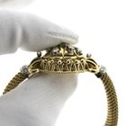 Image 9 of Swiss Geneva Bracelet/Cocktail Watch; 18k gold women's watch with diamonds