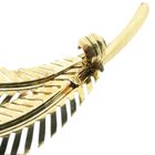 Image 6 of Vintage gold feather brooch