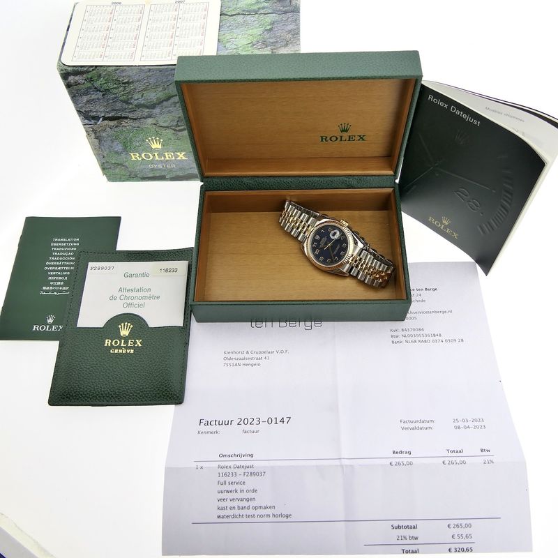 Image 9 of Rolex Datejust 116233; Gold/steel watch