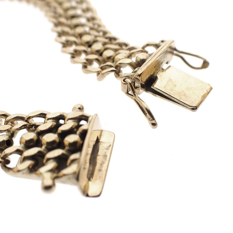 Image 6 of 8-karat fantasy link bracelet | 22 cm