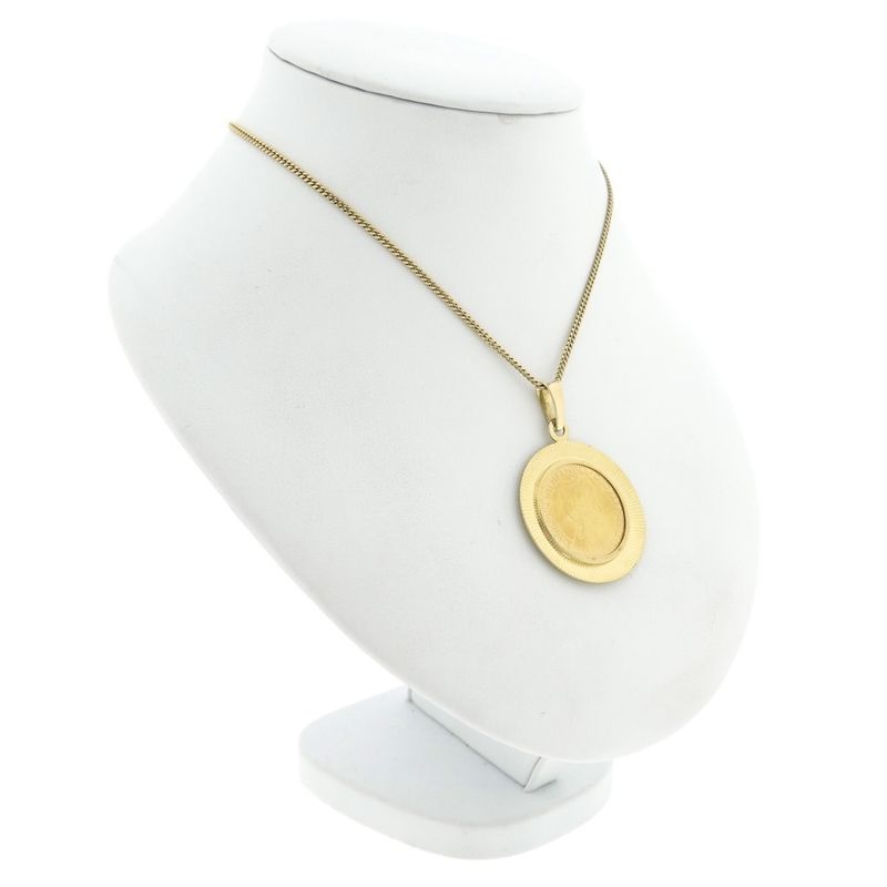 Image 6 of Gold pendant of 10 guilder coin Queen Wilhelmina