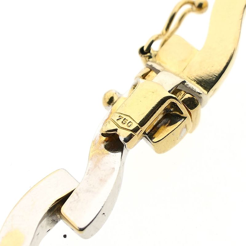 Image 7 of 18K Bicolor Gold Fantasy Link Necklace | 40.5 cm