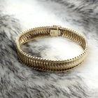 Image 5 of Vintage wide gold bracelet