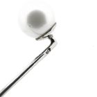 Image 5 of 18K White Gold Lapel Pin with Cultured Pearl