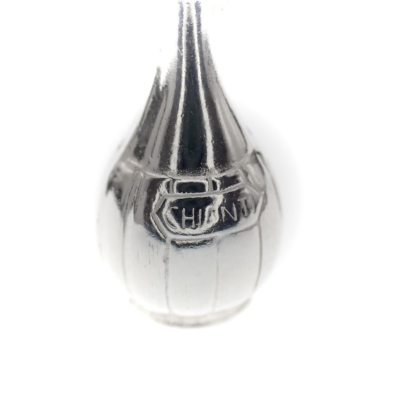 Image 3 of Silver charm; Chianti Bottle