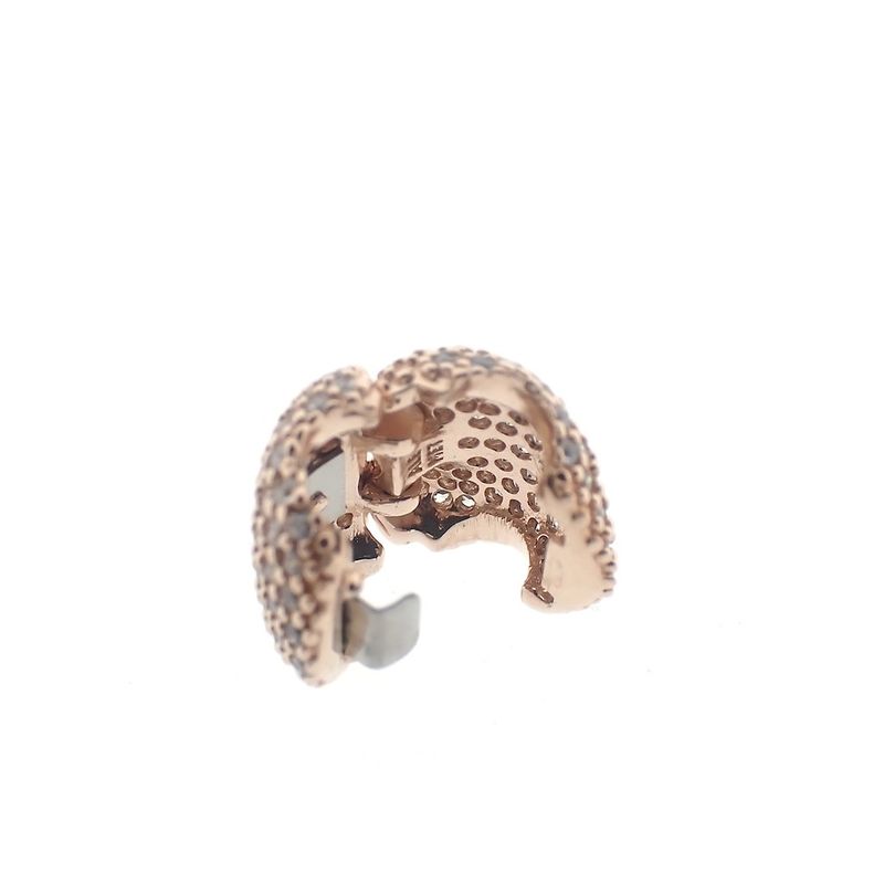 Image 5 of Pandora clip charm; Rose gold plated; Pavé Heart