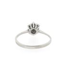 Image 4 of White gold entourage ring with diamond | 0.35 ct.