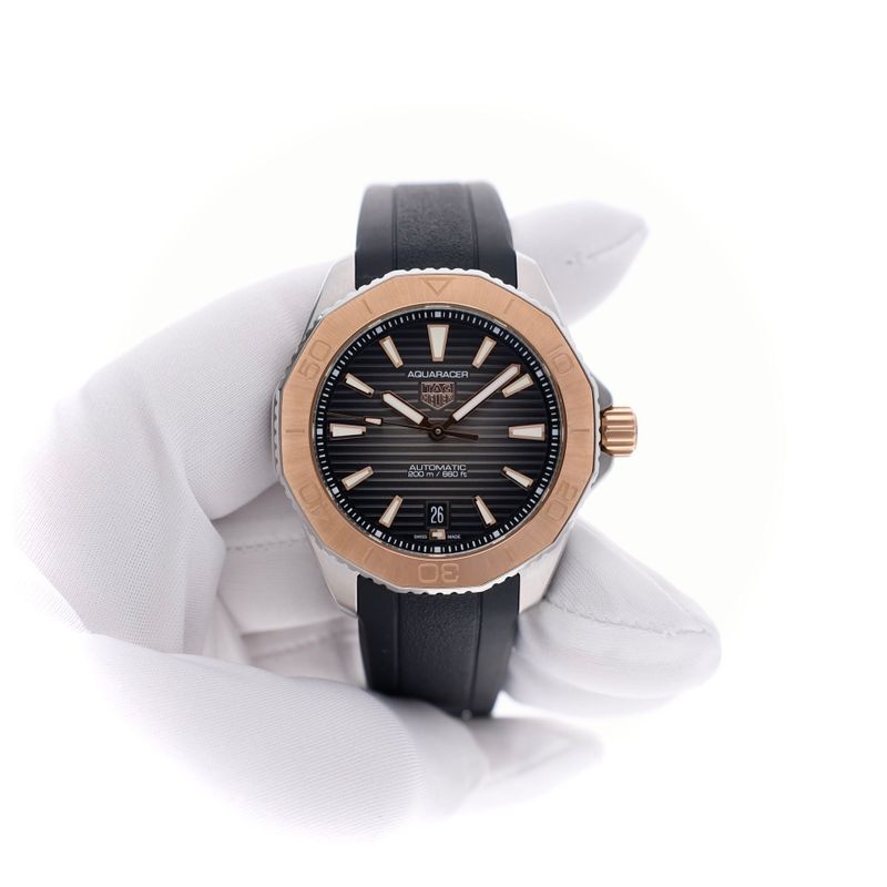 Image 1 of TAG Heuer Aquaracer Professional 200 Date WBP2151.FT6199; Gold/Stainless Steel Men's Watch