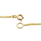 Image 4 of Antique gold necklace with garnet stones | 45.5 cm