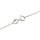 Image 5 of White gold anchor link necklace with fixed pendant