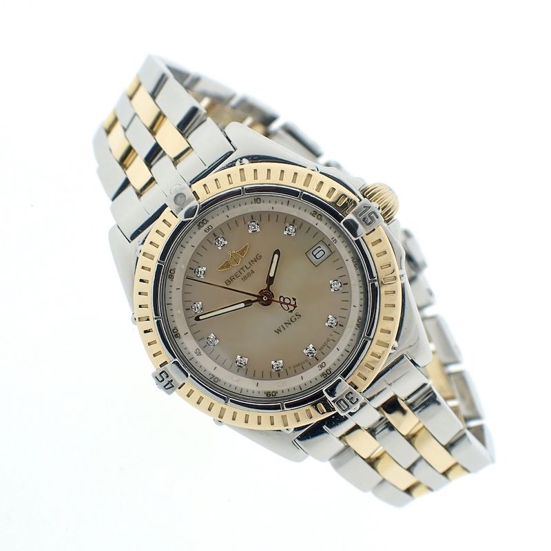 Image 4 of Breitling Wings 'Mother of Pearl'; Women's watch with diamonds