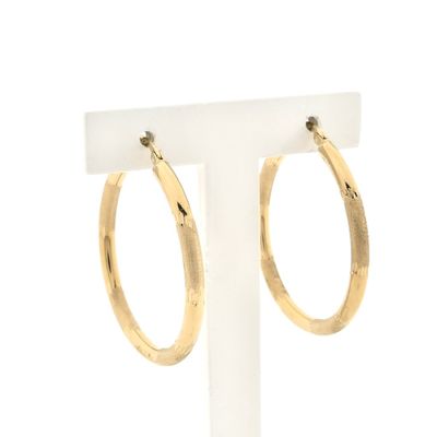 Image 1 of Gold earrings Ø 35.4 mm