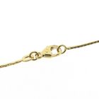 Image 5 of Two-tone gold cobra link necklace with fixed pendant