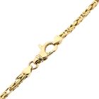 Image 7 of Golden Square Byzantine Chain Necklace