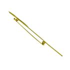 Image 2 of Two-tone gold brooch with two 0.02 ct diamonds