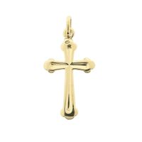 Gold pendant of a cross