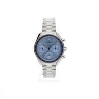 Omega Speedmaster 38 'Blue' 324.30.38.50.03.001; Chronograph watch (Full set 03-2025)