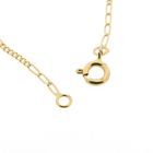 Image 4 of 18K Gold Thin Fantasy Link Chain | 43 cm