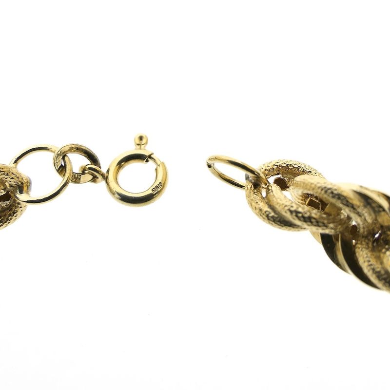 Image 5 of Gold twisted link bracelet