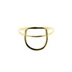Image 3 of Gold ring with semicircle