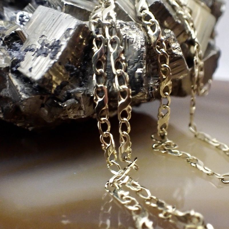 Image 2 of Gold infinity link chain