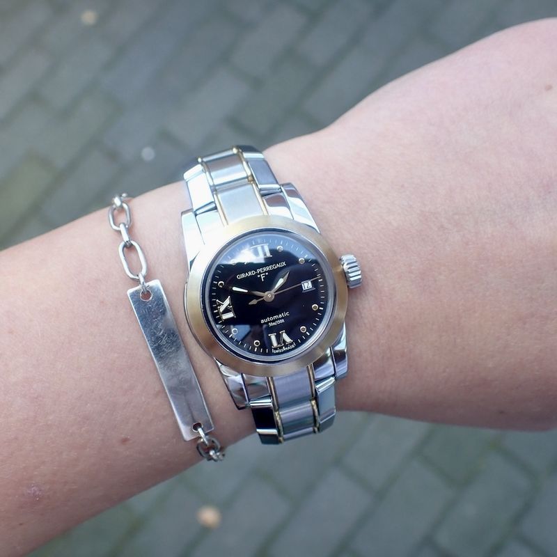 Image 15 of Girard Perregaux 'Lady F' Goud/staal; Automatisch dames horloge