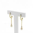 Image 4 of Gold earrings with pearl