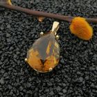 Image 10 of Gold pendant with citrine