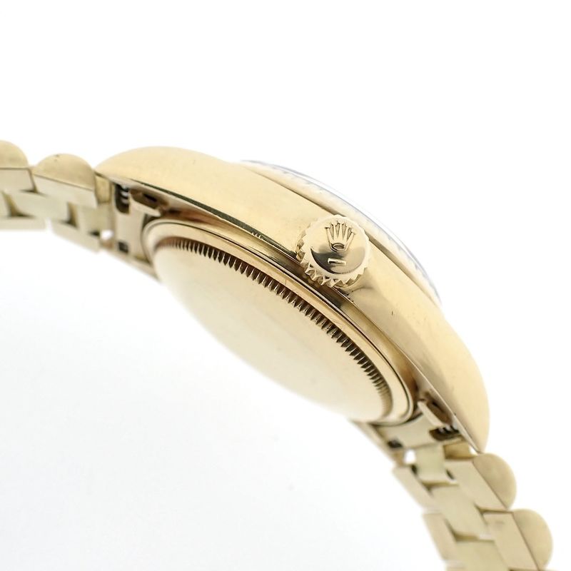 Image 7 of Rolex Day-Date 18038; 18k men's watch on President strap